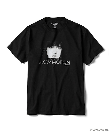 中森明菜「スローモーション」Tシャツ（BLACK）