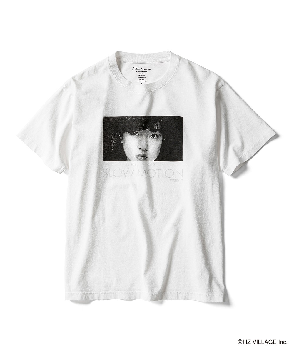 中森明菜「スローモーション」Tシャツ（WHITE）
