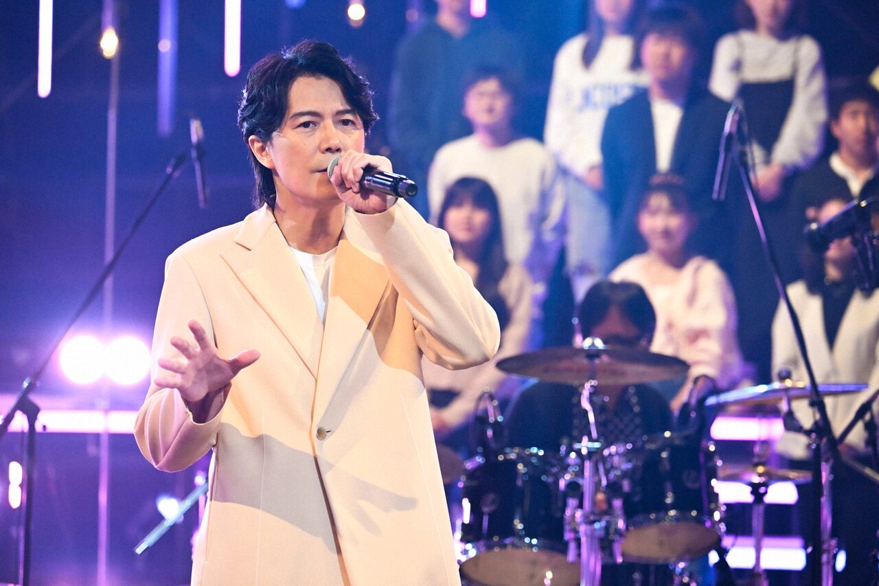 福山雅治（写真提供：NHK） - 「ライブ・エール」曲目発表、TUBEとBE