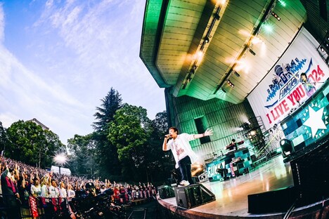 ファンキー加藤「I LIVE YOU 2024 in 日比谷野外音楽堂」の会場の様子。（Photo by Ayami Kawashima）