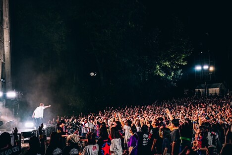 ファンキー加藤「I LIVE YOU 2024 in 日比谷野外音楽堂」の会場の様子。（Photo by Ayami Kawashima）