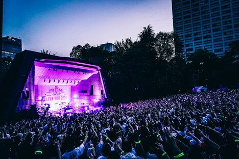 ファンキー加藤「I LIVE YOU 2024 in 日比谷野外音楽堂」の会場の様子。（Photo by Ayami Kawashima）