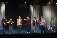 朗読劇「同姓同名」公開ゲネプロの様子。