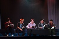 朗読劇「同姓同名」公開ゲネプロの様子。