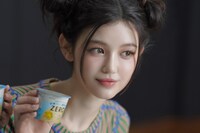 NewJeans出演テレビCM「This is おいしいZERO アイス篇」ビハインドシーン。