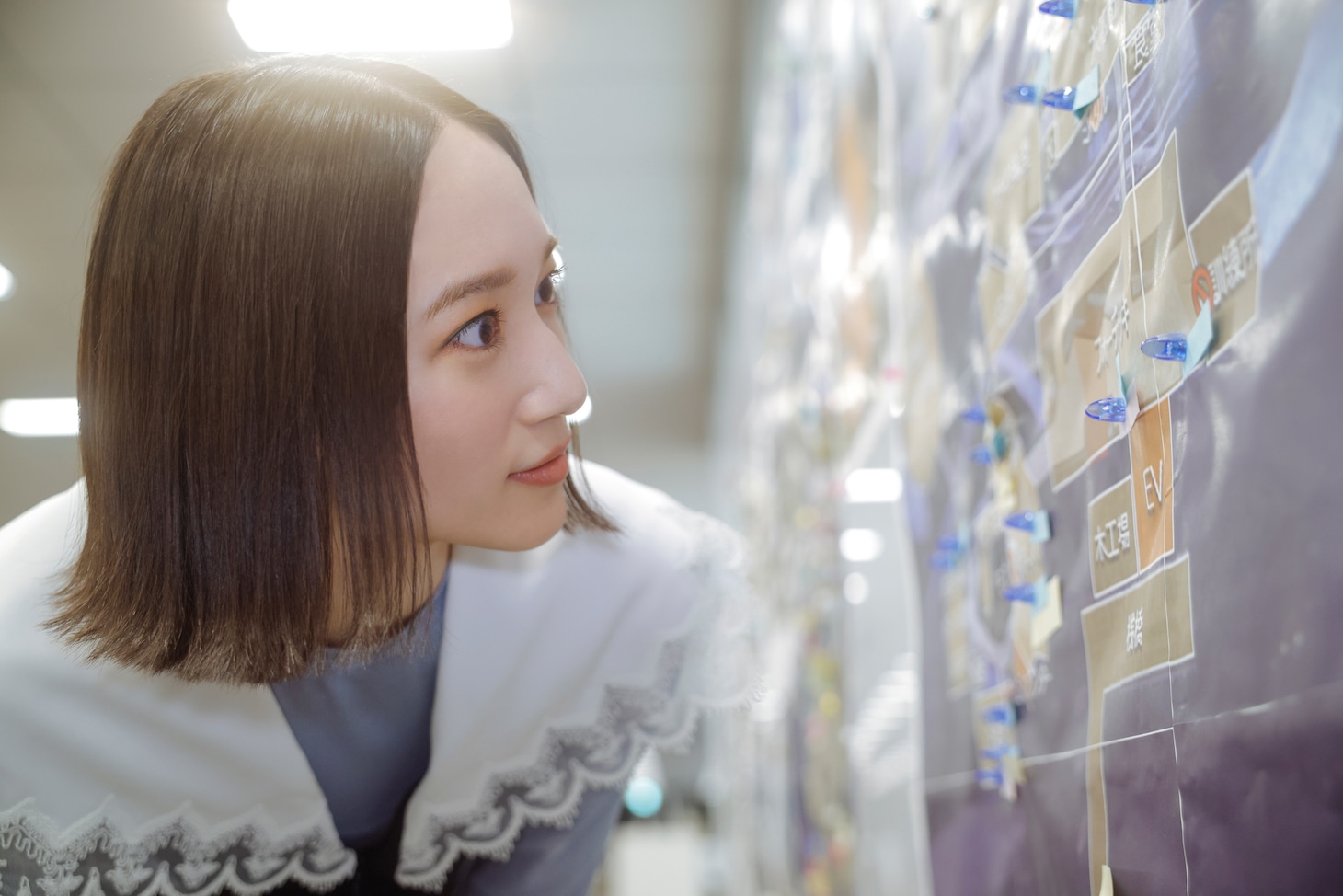 マップを見ながらゲームの思い出を振り返るのっちさん。