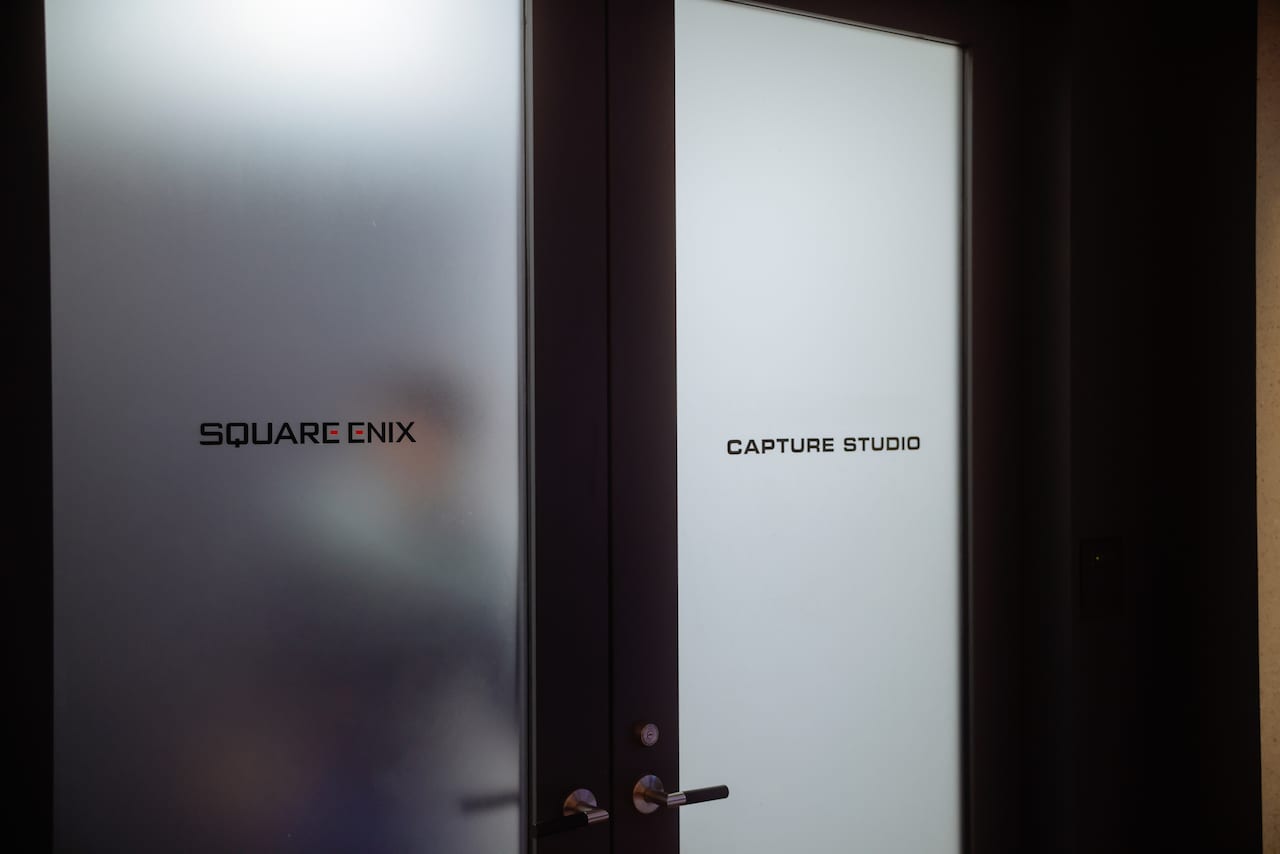 モーションキャプチャスタジオの入口。