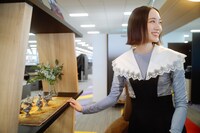 のっちさんの自宅にもあるワールドマップ（左下）。