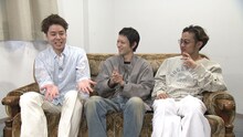 左からタイヘイ、菅田将暉、越智俊介（CRCK/LCKS）。（写真提供：NHK）