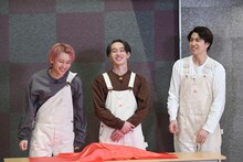 左からシューヤ、マサヒロ、タカシ。