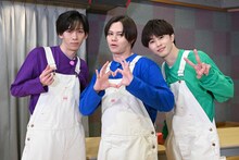 左からリョウガ、カイ、タクヤ。