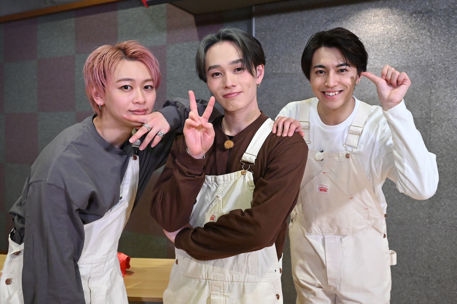 左からシューヤ、マサヒロ、タカシ。