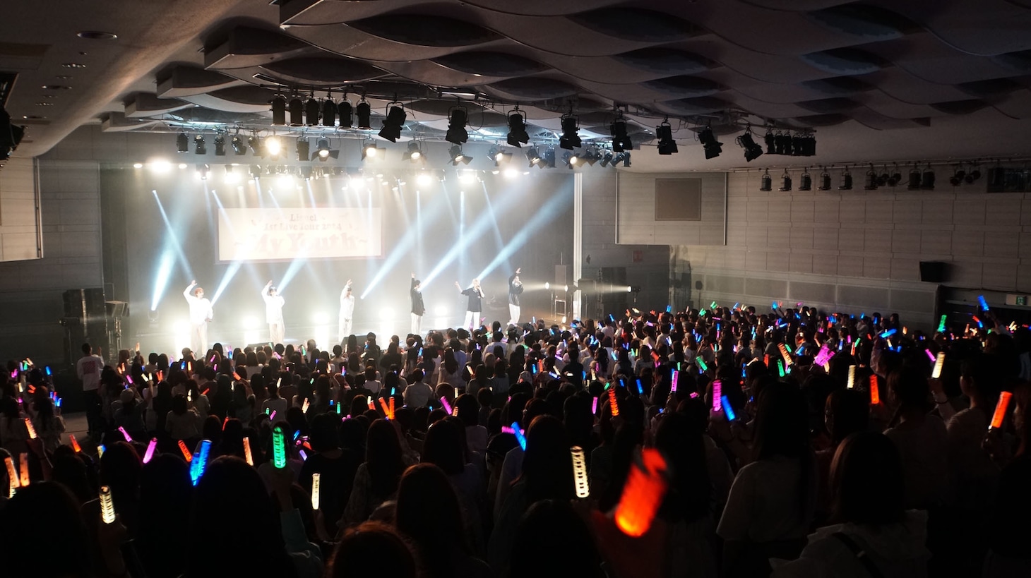 「Lienel 1st Live Tour 2024 ～My Youth～」初日公演の様子。