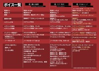 「帰ってきた あぶない刑事」×AVIOTワイヤレスイヤホン収録ボイス一覧