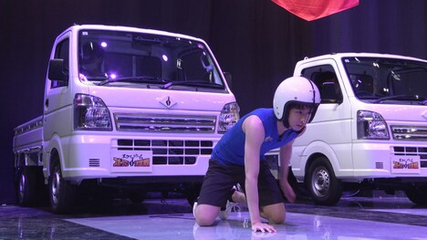 「ワークアウトガイズ」に挑戦する中村海人（Travis Japan）。(c)TBS