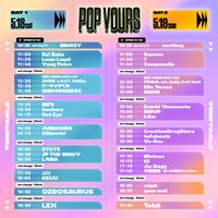 「POP YOURS 2024」タイムテーブル