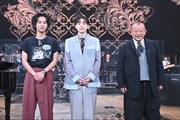 左から藤ヶ谷太輔、imase、笑福亭鶴瓶。(c)TBS