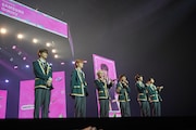 「KCON STAGE」The Windのステージの様子。 (c) CJ ENM Co., Ltd, All Rights Reserved