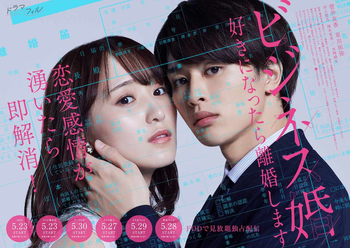 「ビジネス婚─好きになったら離婚します─」キービジュアル