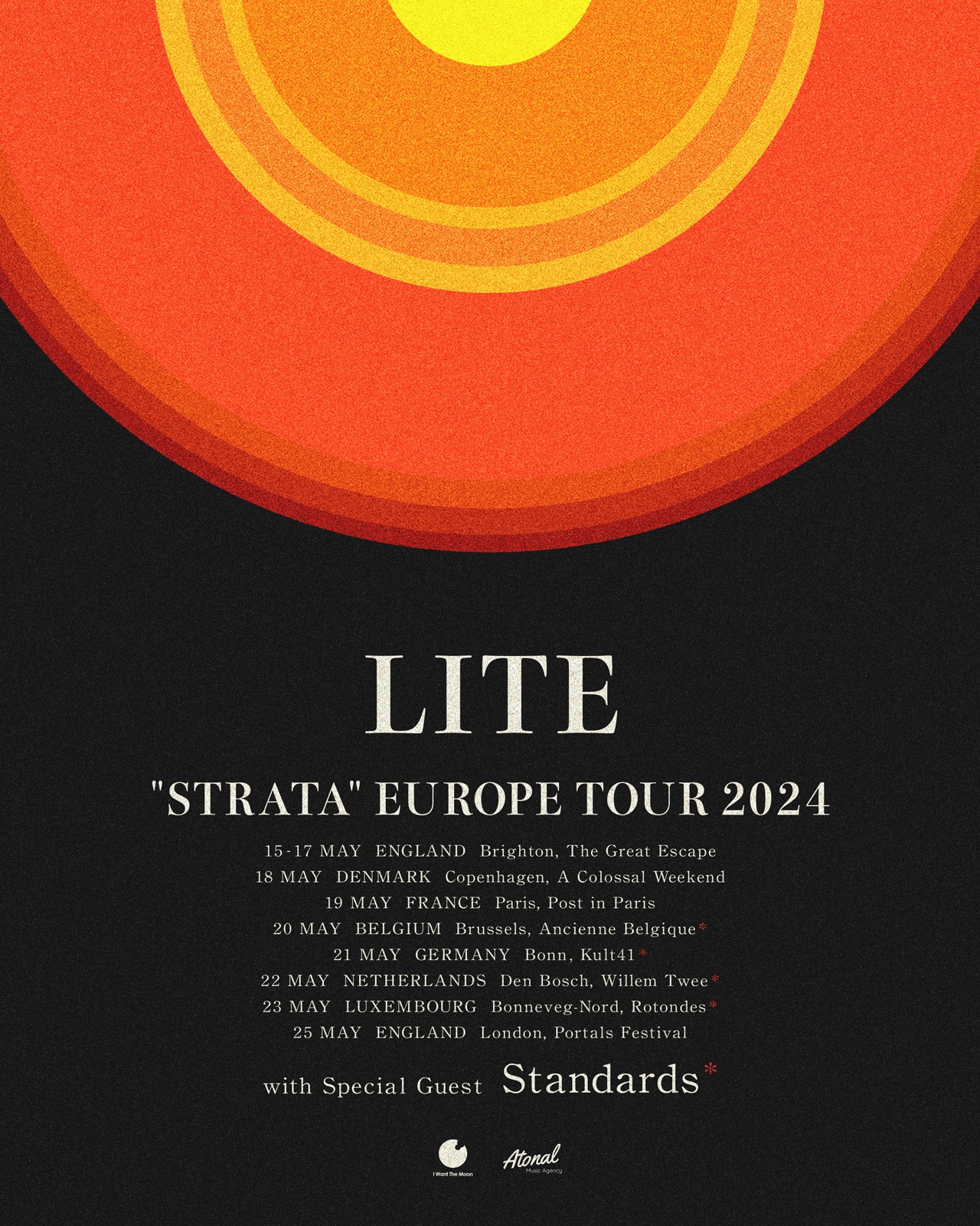 「“STRATA” EUROPE TOUR 2024」告知ビジュアル