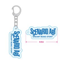 シナリオアート「sensitive sketch」ヴィレッジヴァンガード特典アクリルキーホルダーのデザイン。