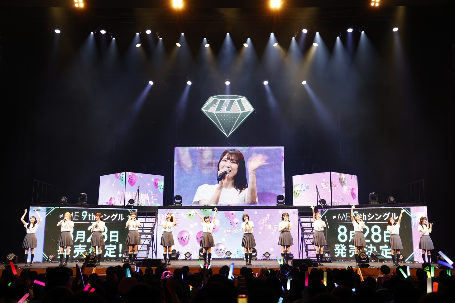 「≠ME 全国ツアー2024『やっと、同じクラス』」千葉公演の様子。(c)YOANI