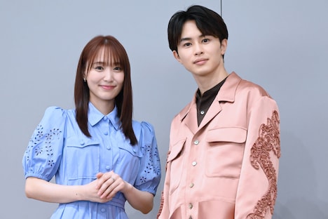 菅井友香と草川拓弥（超特急）。