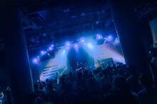 cinema staffのライブの様子。（撮影：稲垣ルリコ）