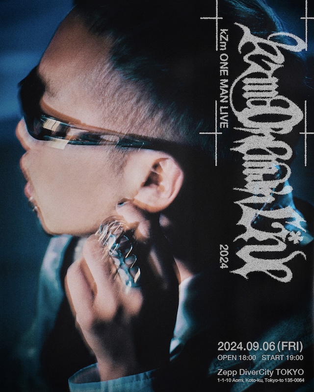 「kZm ONE MAN LIVE 2024」告知ビジュアル
