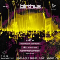「birthus -bandmerch 3rd anniversary NIGHT」フライヤー