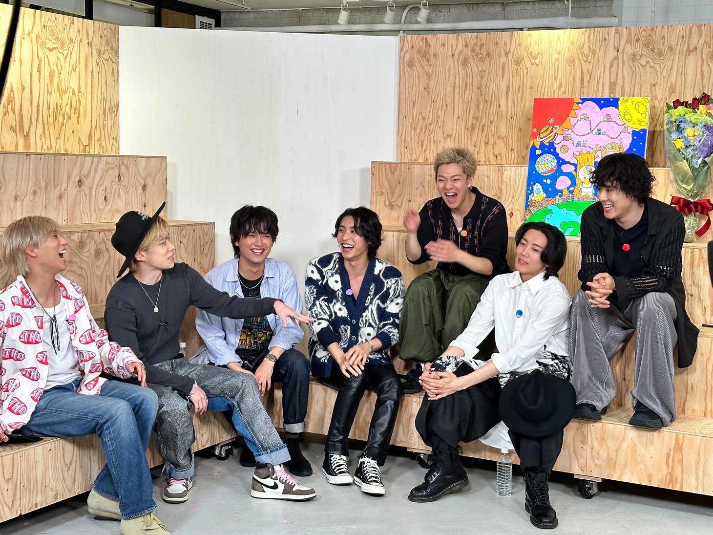 7ORDERと千賀健永（Kis-My-Ft2）。