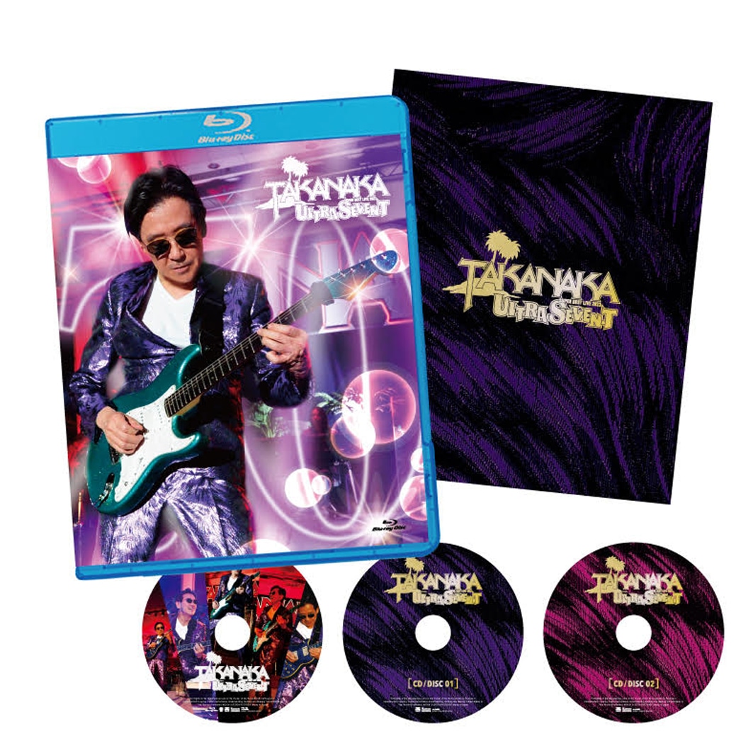 高中正義「TAKANAKA SUPER BEST LIVE 2023 ULTRASEVEN-T」初回限定盤パッケージ内容
