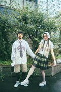 HIMIとモトーラ世理奈。（撮影：今城純）
