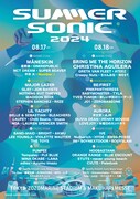 「SUMMER SONIC 2024」幕張公演の出演者一覧。