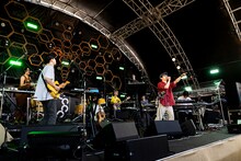 ceroのステージの様子。