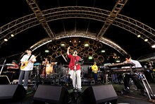 ceroのステージの様子。