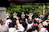 在日ファンクのステージの様子。