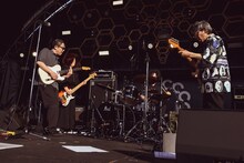 ZAZEN BOYSのステージの様子。