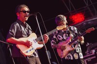 ZAZEN BOYSのステージの様子。