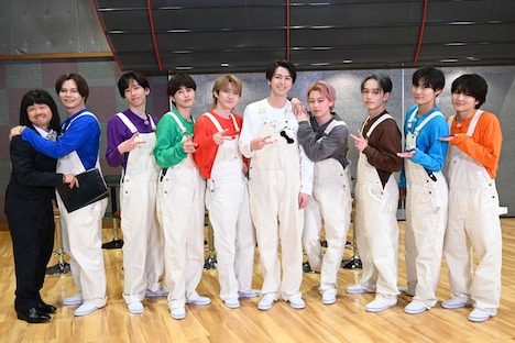 河本準一（次長課長）と超特急。