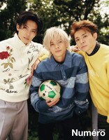 「ヌメロ・トウキョウ」7・8月合併号特装版より、Number_i。