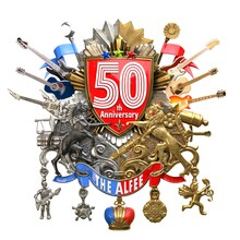 THE ALFEEの50周年ロゴ。