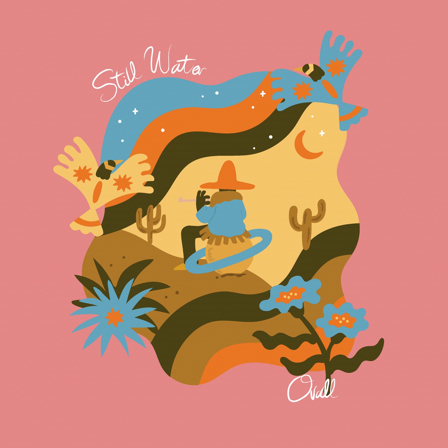Ovall「Still Water」ジャケット（Illustration by Toyameg）