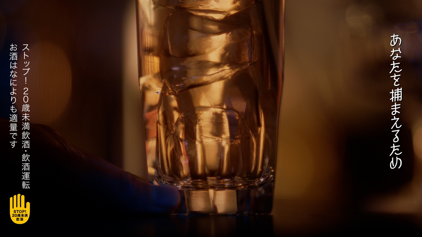 「SUNTORY WORLD WHISKY 碧Ao」のWeb CM「今宵、どうぞお好きなように」編より。