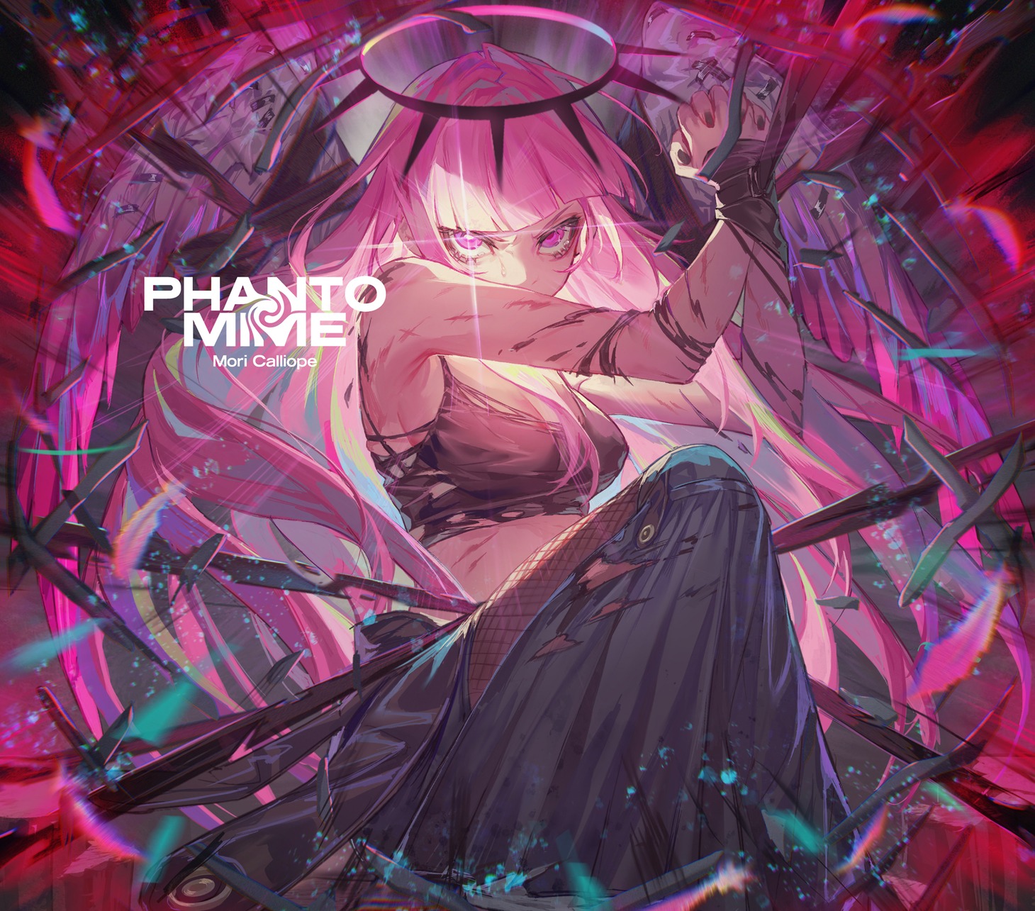 Mori Calliope「PHANTOMIME」初回限定盤ジャケット