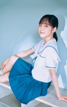 「週刊少年サンデー」2024年27号より江端妃咲（Juice=Juice）掲載カット。