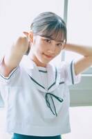 「週刊少年サンデー」2024年27号より江端妃咲（Juice=Juice）掲載カット。