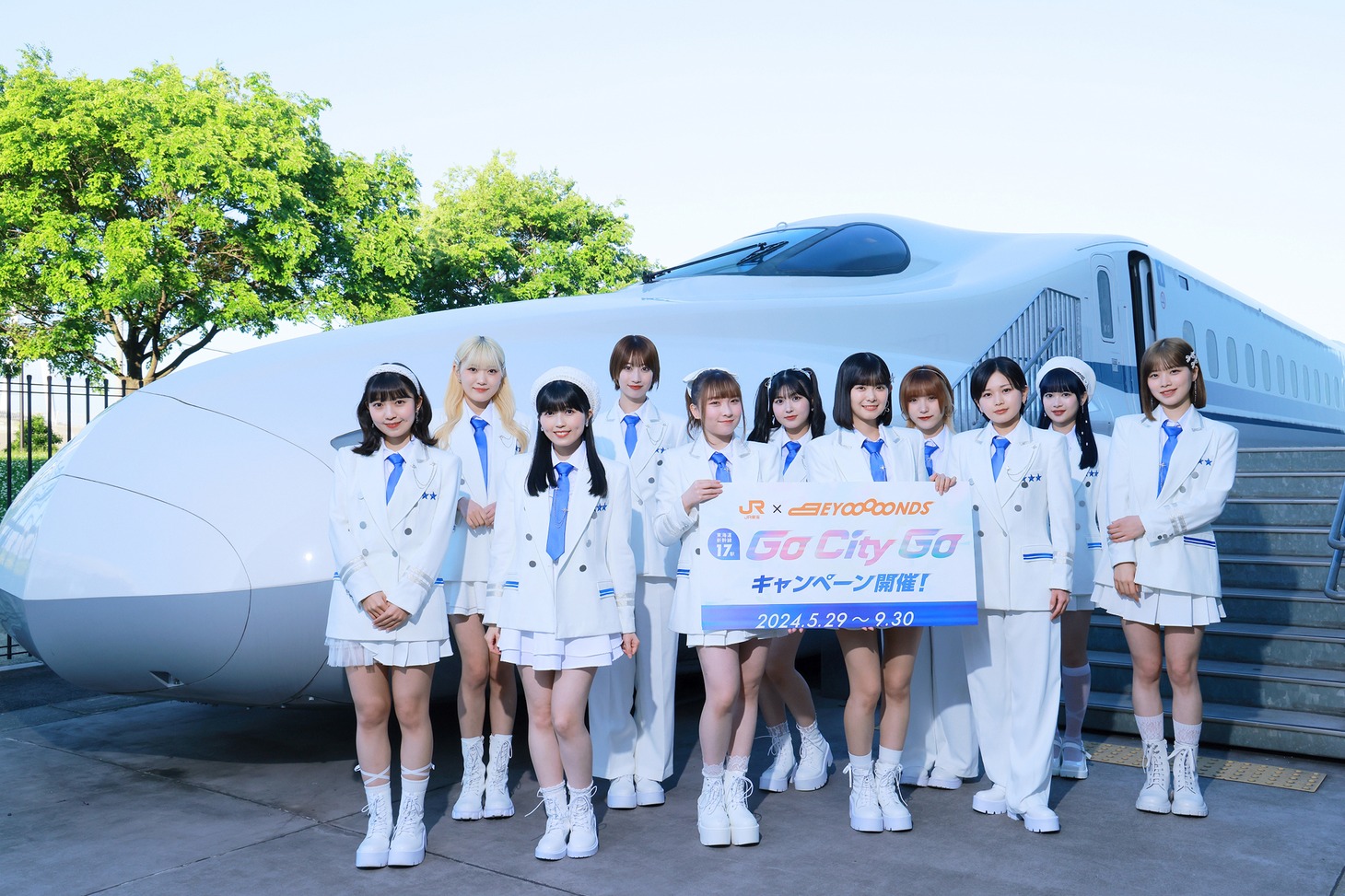 「灰toダイヤモンド / Go City Go / フックの法則」プロモーションの様子。