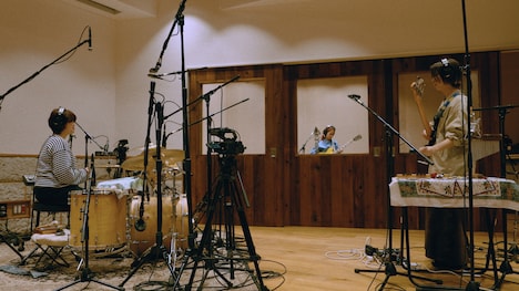 「Take5」レコーディングの様子。