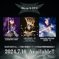 BABYMETAL“LEGEND”シリーズ発売告知ビジュアル